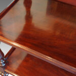 Victorian mahogany small dumb waiter - Image 5