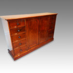 Victorian mahogany dwarf wardrobe - Image 10