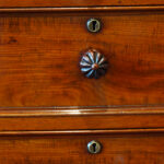 Victorian mahogany dwarf wardrobe - Image 8
