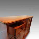 Victorian mahogany dwarf wardrobe - Image 5