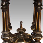 Victorian ebonised card table - Image 11