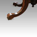 Victorian ebonised card table - Image 13