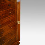 Victorian Wellington chest in walnut - Image 6