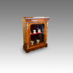 Victorian floral inlaid pier cabinet - Image 3