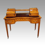Victorian inlaid Satinwood desk