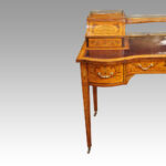 Victorian inlaid Satinwood desk - Image 2