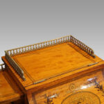 Victorian inlaid Satinwood desk - Image 6