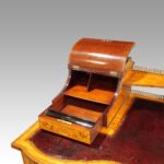 Victorian inlaid Satinwood desk - Image 8