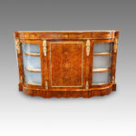 Victorian inlaid burr walnut credenza - Image 17