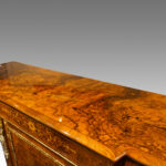 Victorian inlaid burr walnut credenza - Image 10