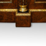 Magnificent Victorian inlaid burr walnut straight front credenza Now Sold - Image 5