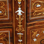 Victorian inlaid rosewood desk by James Shoolbred - Image 8