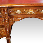 Victorian inlaid rosewood desk by James Shoolbred - Image 10