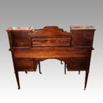 Victorian inlaid rosewood desk by James Shoolbred - Image 12