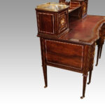 Victorian inlaid rosewood desk by James Shoolbred - Image 13