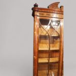 Victorian inlaid mahogany display cabinet - Image 6
