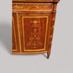 Victorian inlaid mahogany display cabinet - Image 5