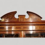 Victorian inlaid mahogany display cabinet - Image 13