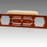 Victorian Inlaid rosewood double ended sofa - Image 2
