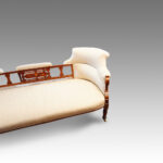 Victorian Inlaid rosewood double ended sofa - Image 4
