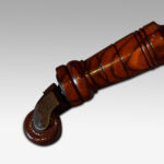 Victorian inlaid rosewood duet stool - Image 3
