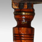 Victorian inlaid rosewood duet stool - Image 4