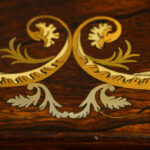 Victorian inlaid rosewood fitted box - Image 10
