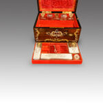 Victorian inlaid rosewood fitted box - Image 6