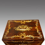 Victorian inlaid rosewood fitted box - Image 3