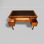 Victorian inlaid rosewood writing table - Image 4