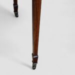 Victorian inlaid rosewood writing table - Image 10