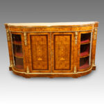 Victorian inlaid walnut 4 door credenza Now Sold