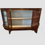 Victorian inlaid walnut 4 door credenza - Image 9