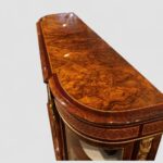 Victorian inlaid walnut 4 door credenza - Image 2