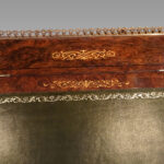 Victorian inlaid walnut Davenport desk - Image 10