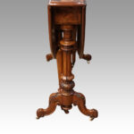 Victorian inlaid walnut Sutherland table - Image 8