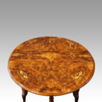 Victorian inlaid walnut Sutherland table - Image 4