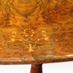 Victorian inlaid walnut Sutherland table Now Sold - Image 4