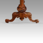Victorian inlaid walnut backgammon table - Image 5