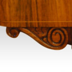 Victorian inlaid walnut card table - Image 13