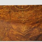 Victorian inlaid walnut card table - Image 7