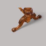 Victorian inlaid walnut card table - Image 6