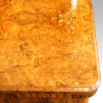 Victorian inlaid walnut card table - Image 3