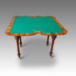 Victorian inlaid walnut cardtable Now Sold - Image 3