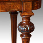Victorian inlaid walnut cardtable Now Sold - Image 8