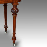 Victorian inlaid walnut cardtable Now Sold - Image 7