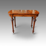 Victorian inlaid walnut cardtable Now Sold - Image 9