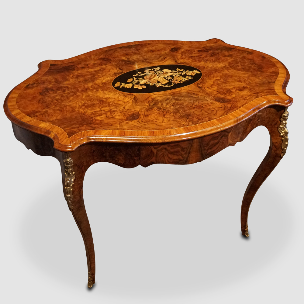 Victorian-inlaid-walnut-centre-table-angle.jpg Victorian inlaid walnut centre table - Image 1