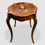 Victorian inlaid walnut centre table - Image 8