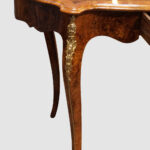 Victorian inlaid walnut centre table - Image 9